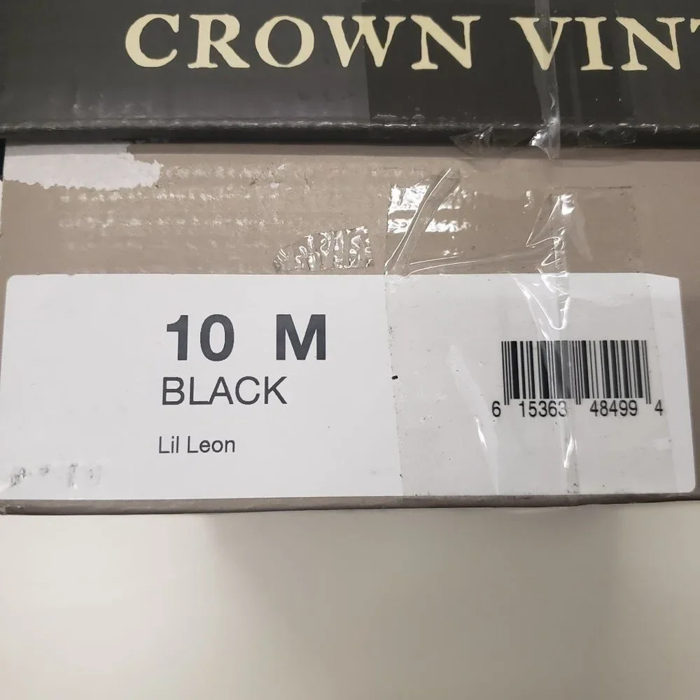 NEW Crown Vintage Lil Leon‎ Boot - in Black - Size 10 Toddler